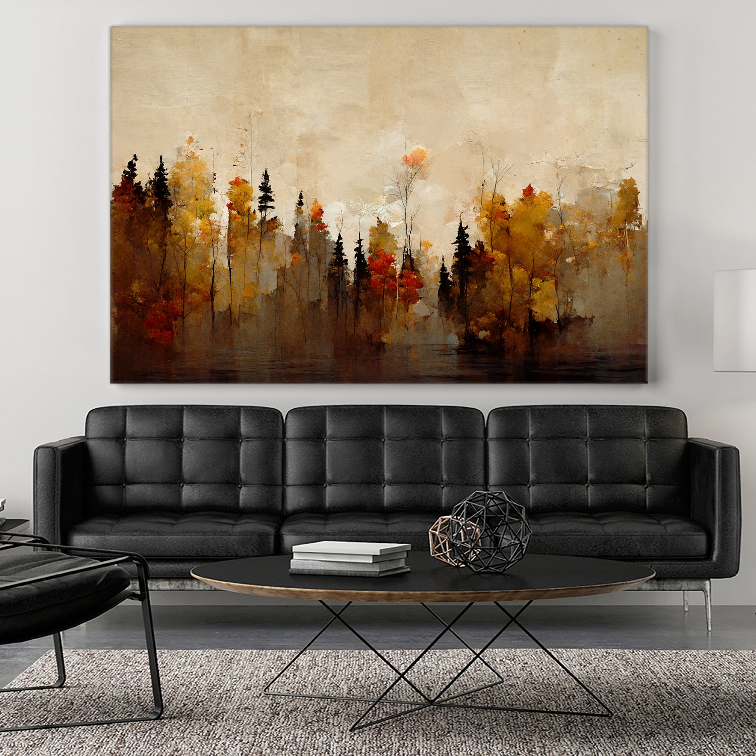 A Forest In Autumn by Treechild on GIANT ART - illustration landscape