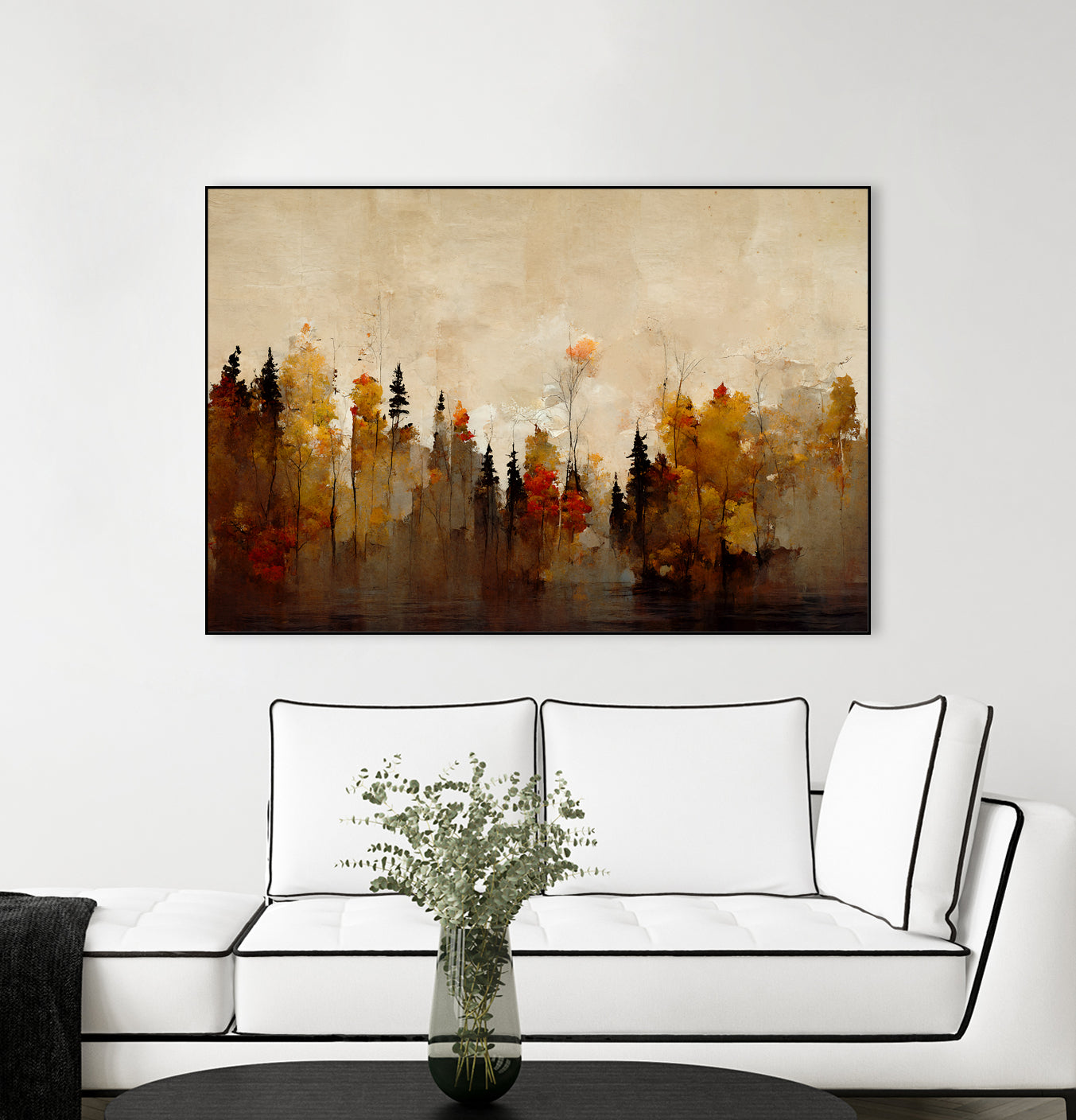 A Forest In Autumn by Treechild on GIANT ART - illustration landscape