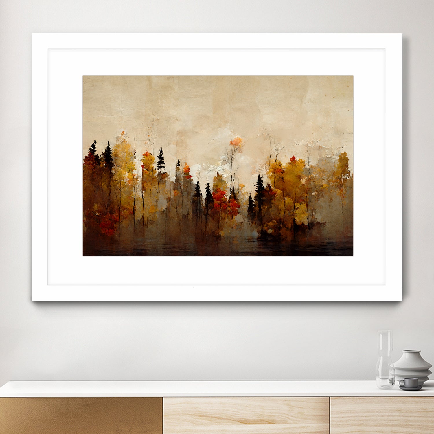 A Forest In Autumn by Treechild on GIANT ART - illustration landscape