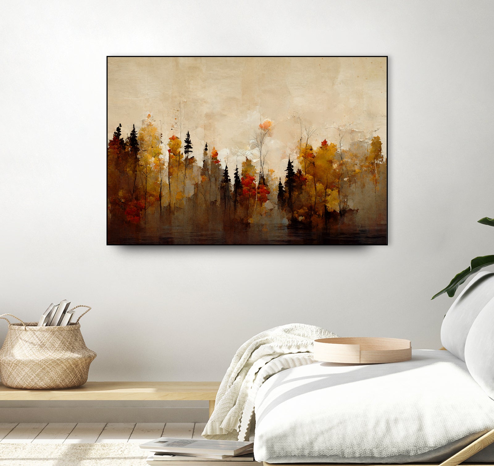 A Forest In Autumn by Treechild on GIANT ART - illustration landscape