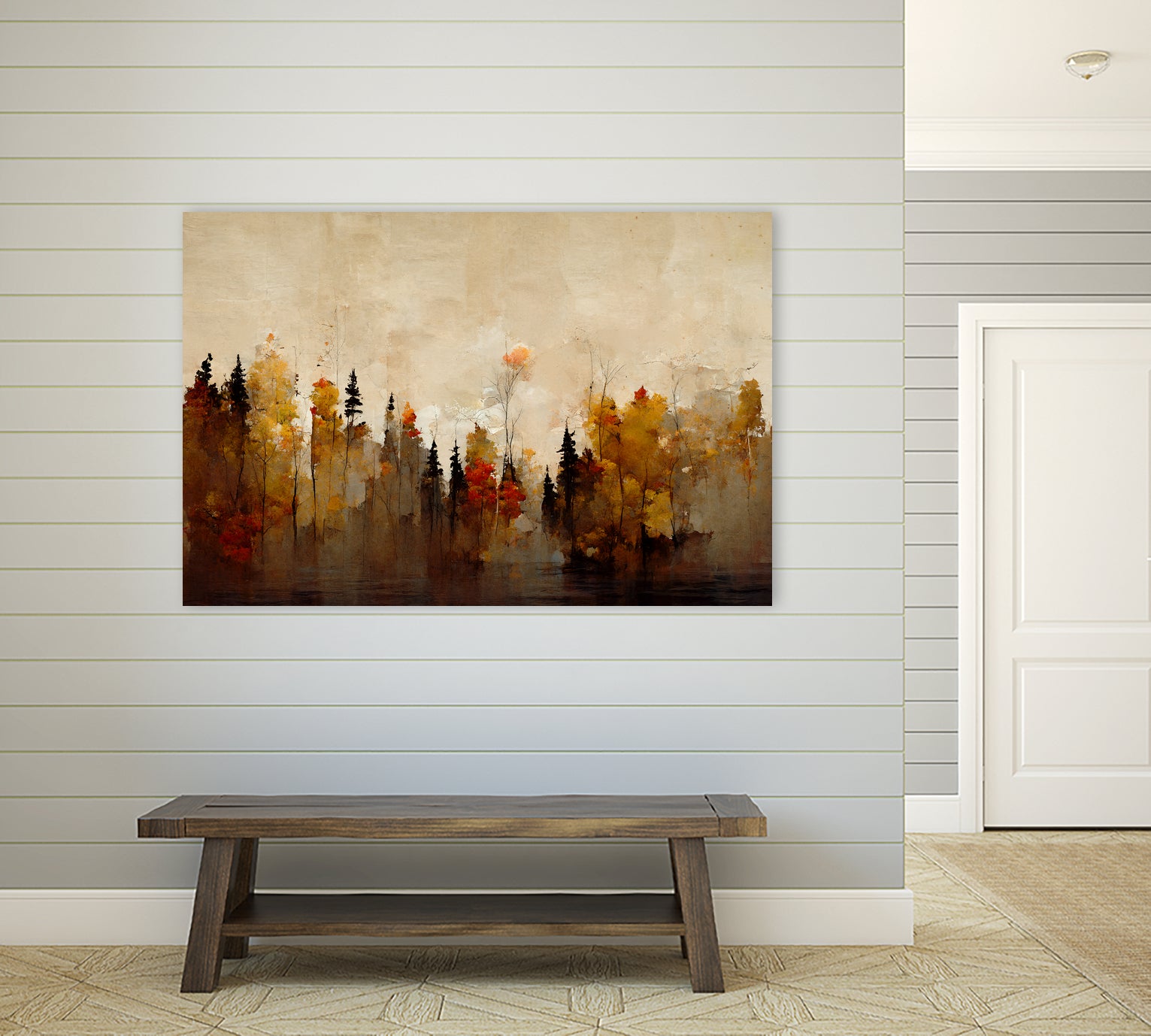 A Forest In Autumn by Treechild on GIANT ART - illustration landscape