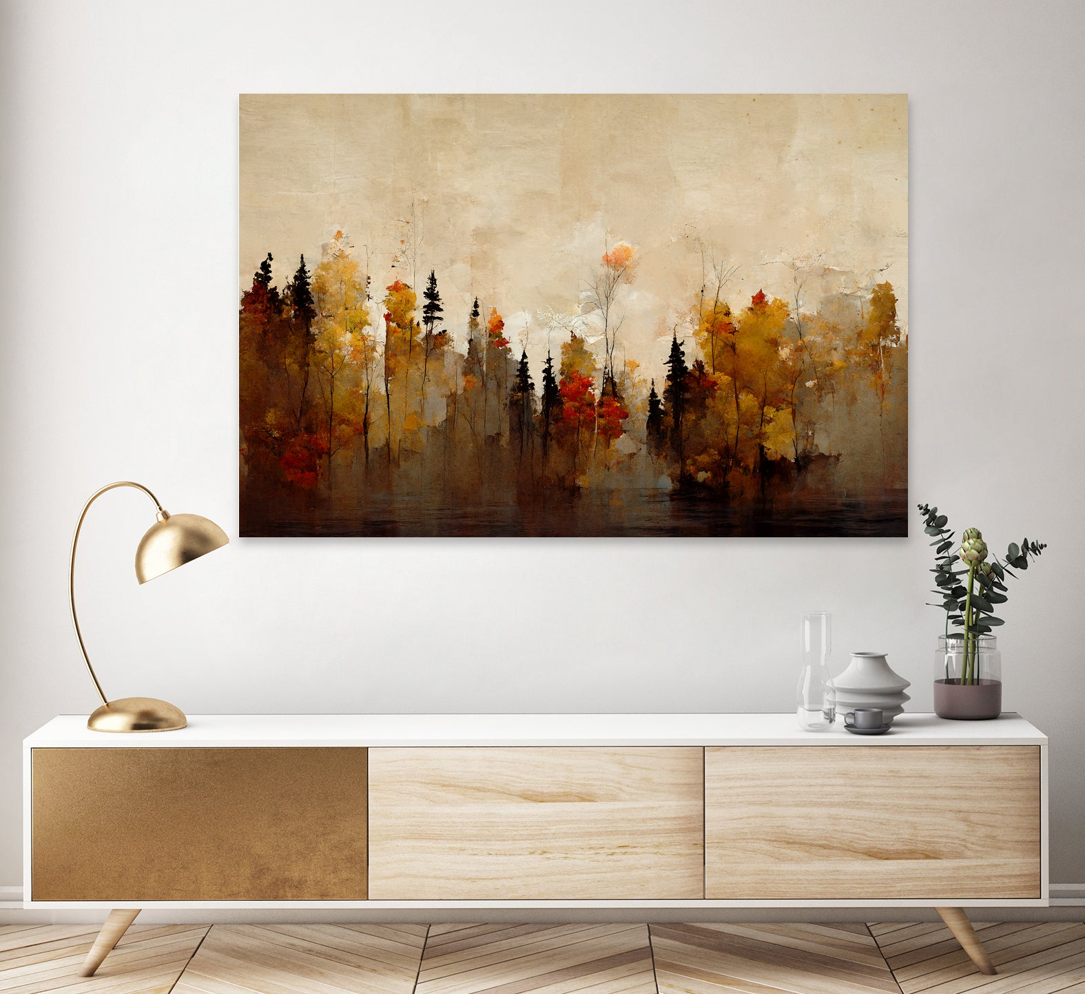A Forest In Autumn by Treechild on GIANT ART - illustration landscape