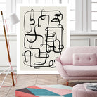 Endless Curves Dance by Treechild on GIANT ART - line art abstract art