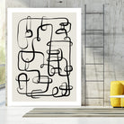 Endless Curves Dance by Treechild on GIANT ART - line art abstract art