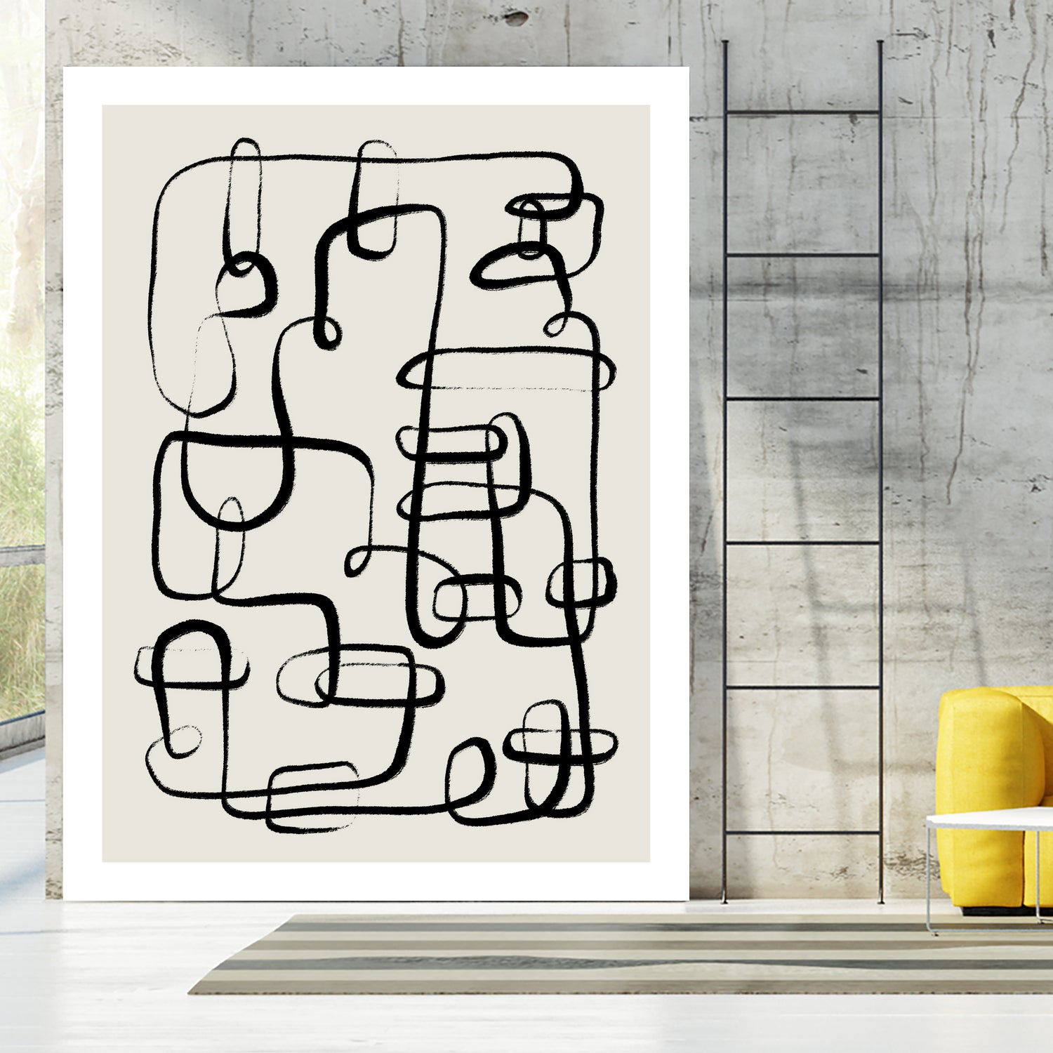 Endless Curves Dance by Treechild on GIANT ART - line art abstract art