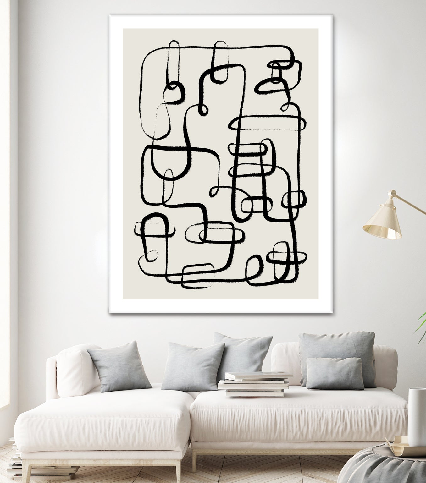 Endless Curves Dance by Treechild on GIANT ART - line art abstract art