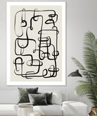 Endless Curves Dance by Treechild on GIANT ART - line art abstract art