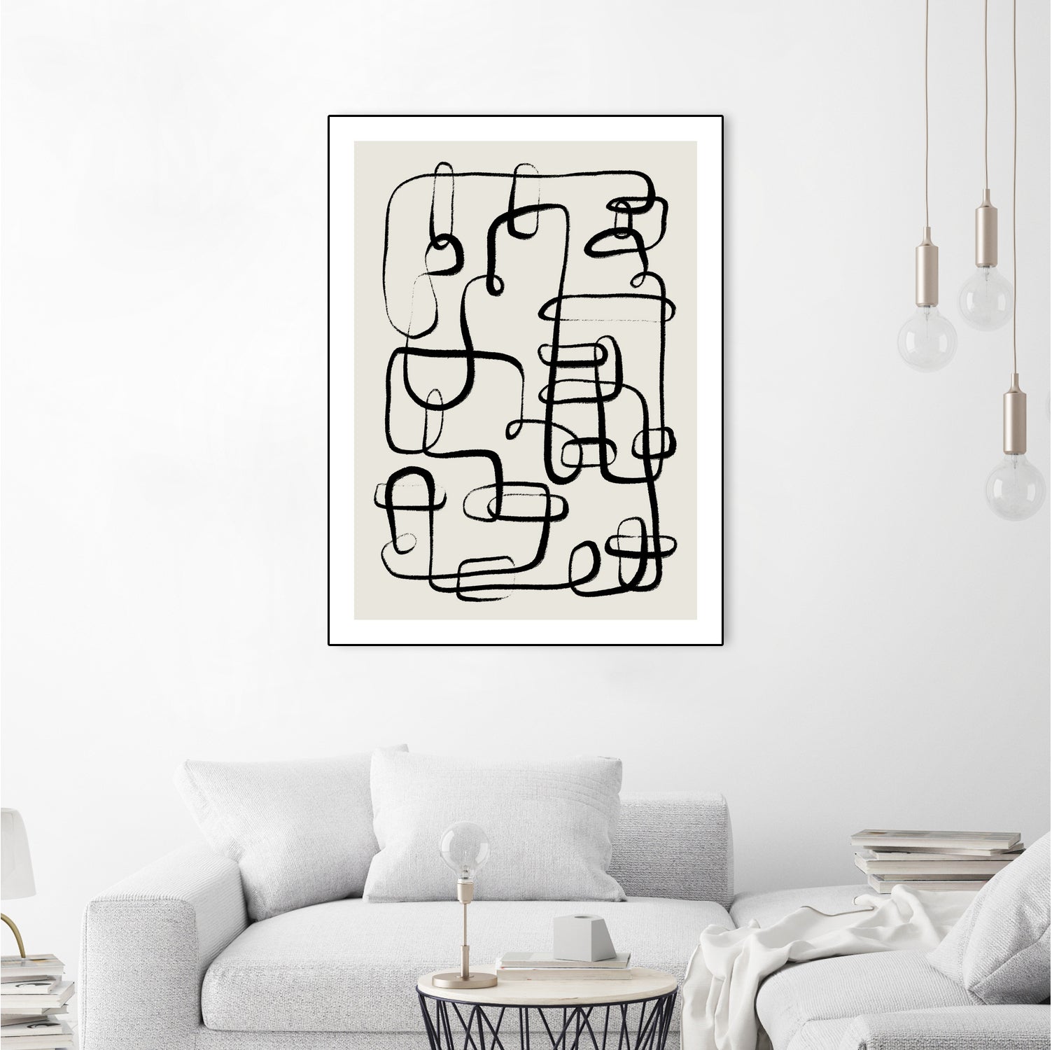 Endless Curves Dance by Treechild on GIANT ART - line art abstract art