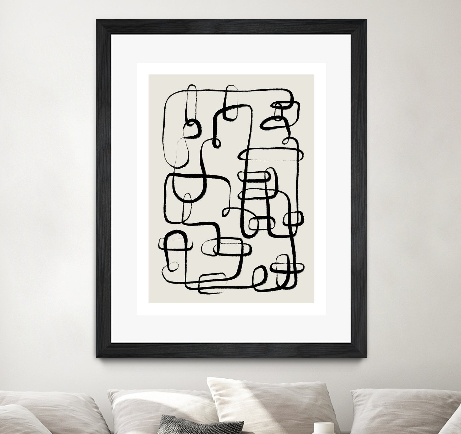 Endless Curves Dance by Treechild on GIANT ART - line art abstract art