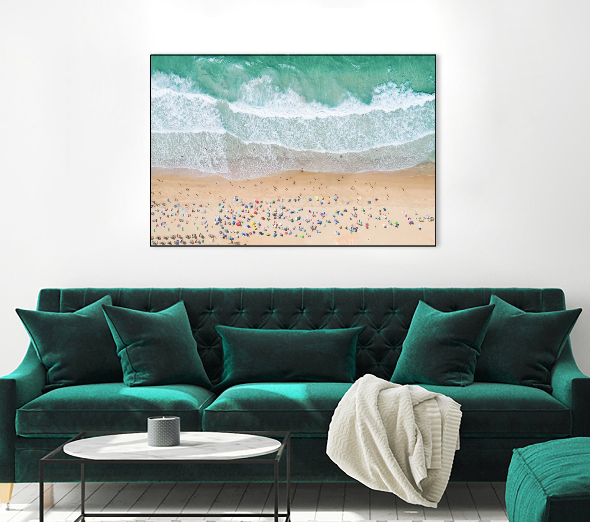 Summer Beach by Kathrin Pienaar on GIANT ART - landscape beach