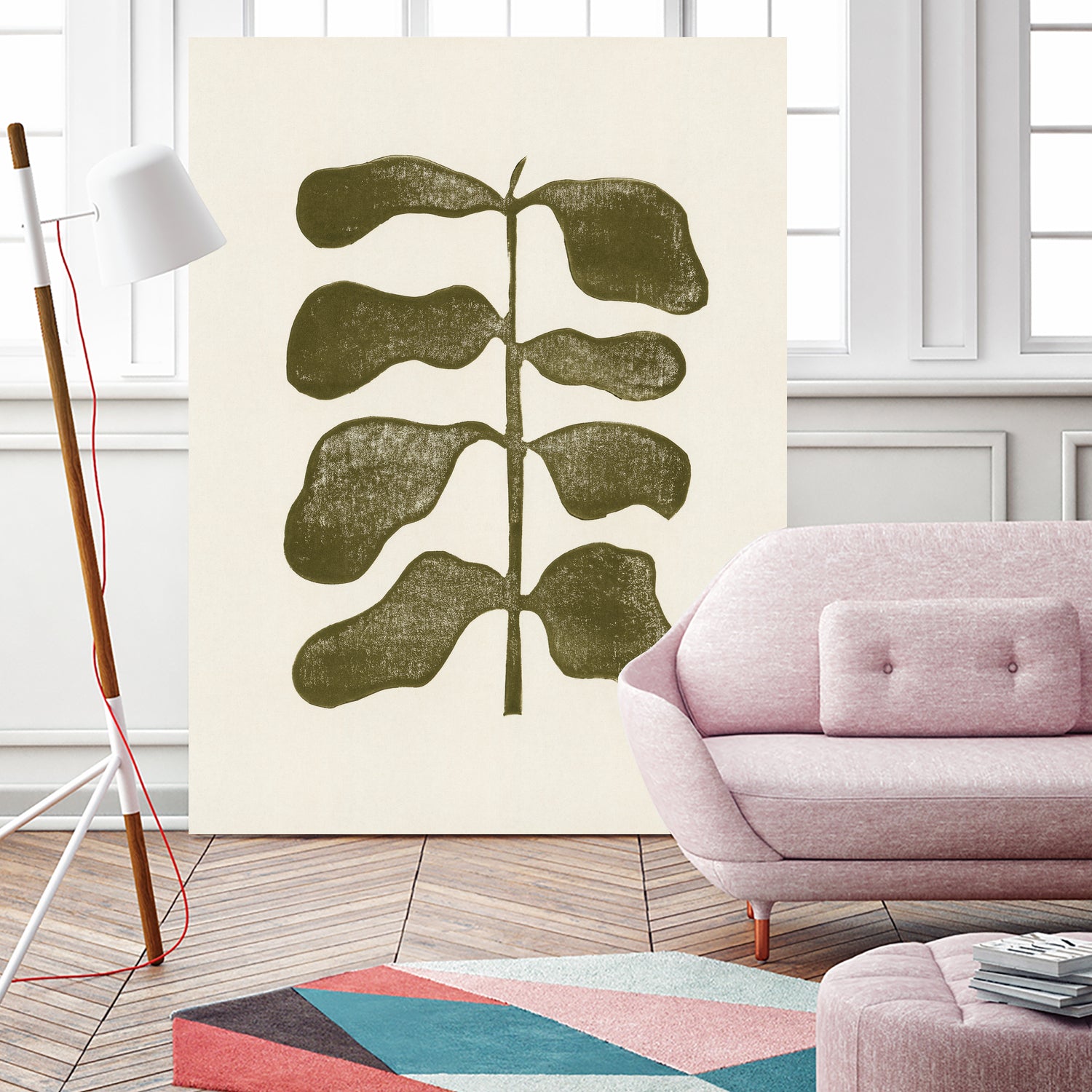 Linocut Plant by Alisa Galitsyna on GIANT ART - 7143 illustration