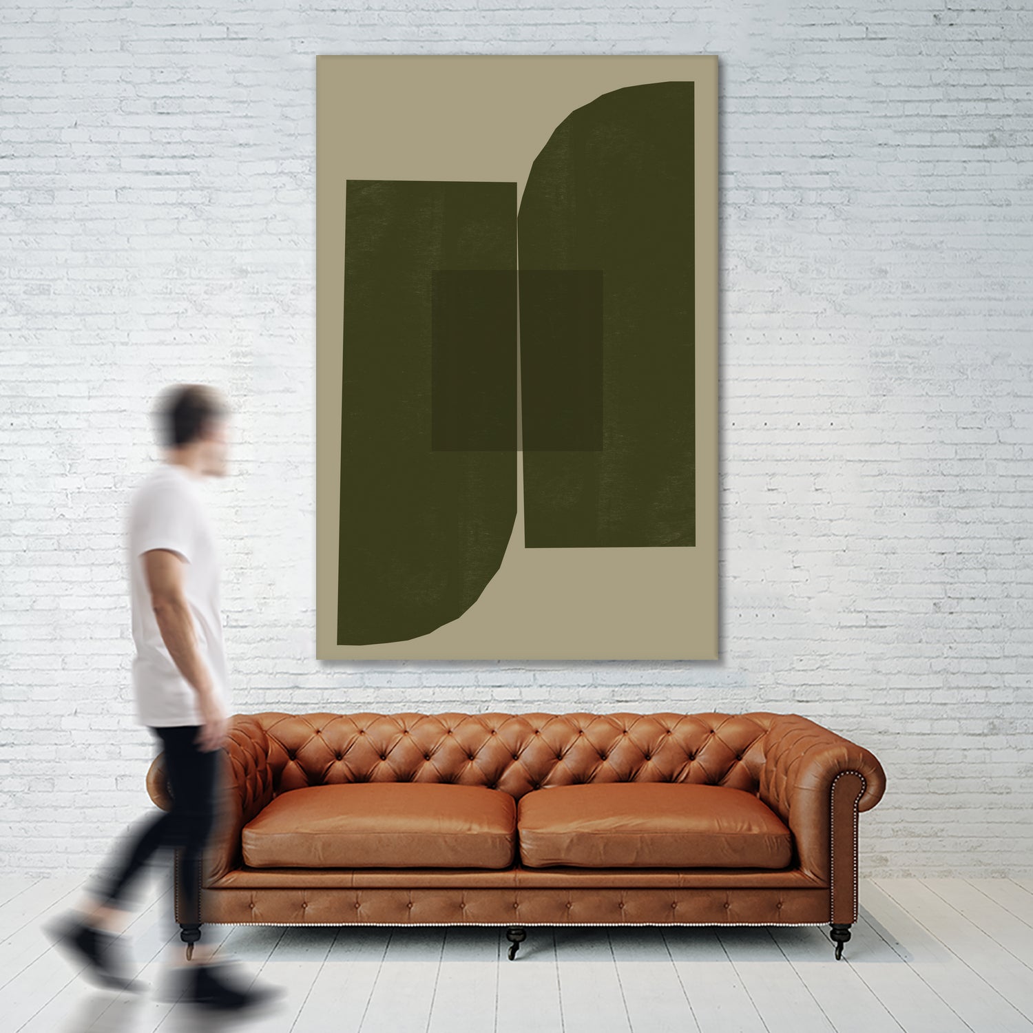 Green Composition _2 by THE MIUUS STUDIO on GIANT ART - abstract abstract abstract