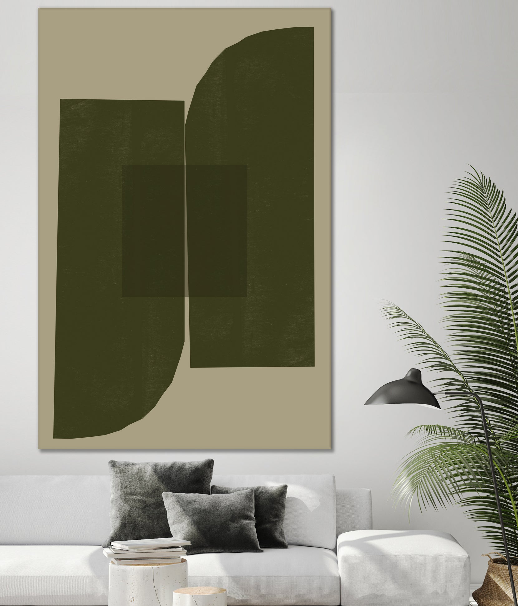 Green Composition _2 by THE MIUUS STUDIO on GIANT ART - abstract abstract abstract