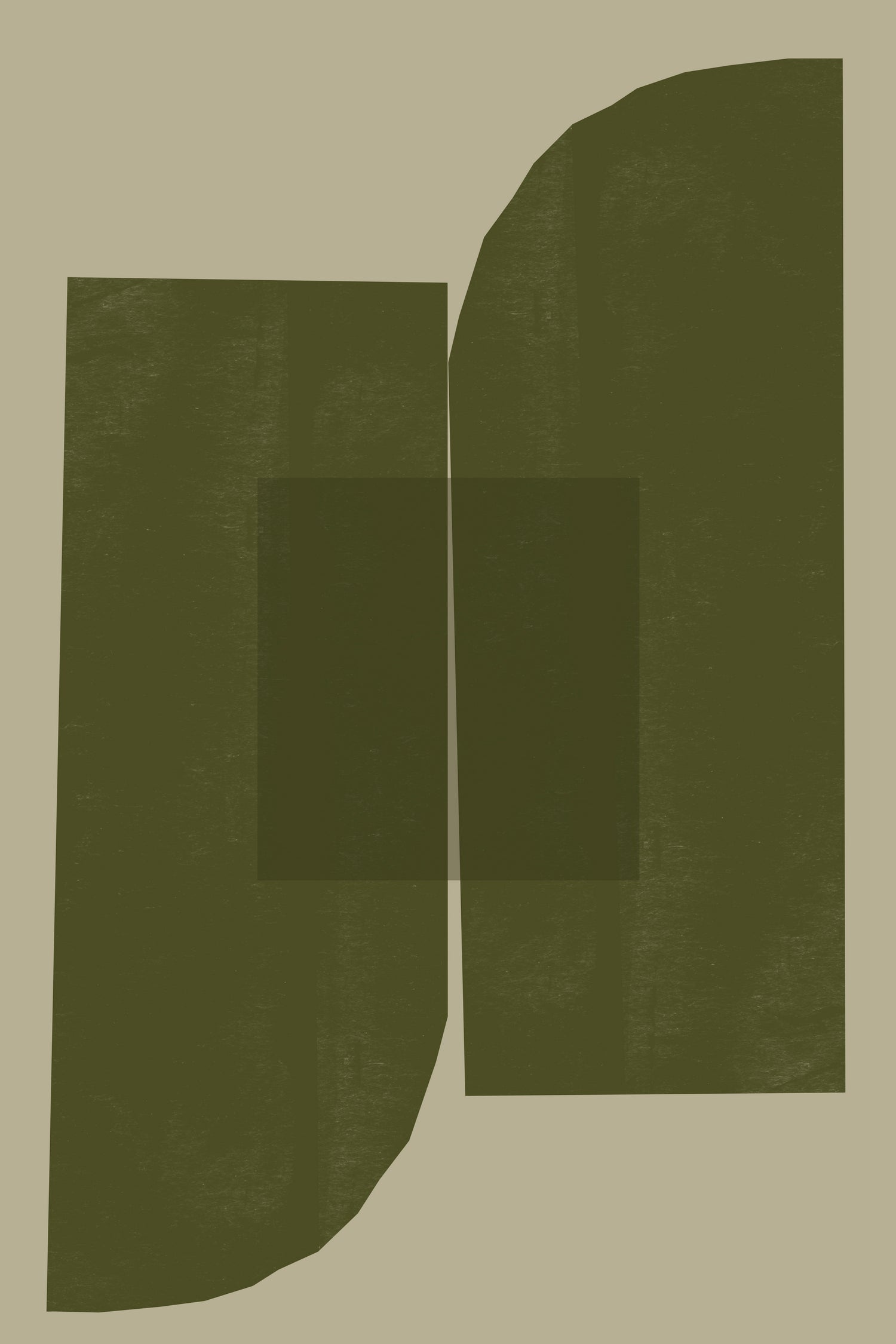 Green Composition _2 by THE MIUUS STUDIO on GIANT ART - abstract abstract abstract