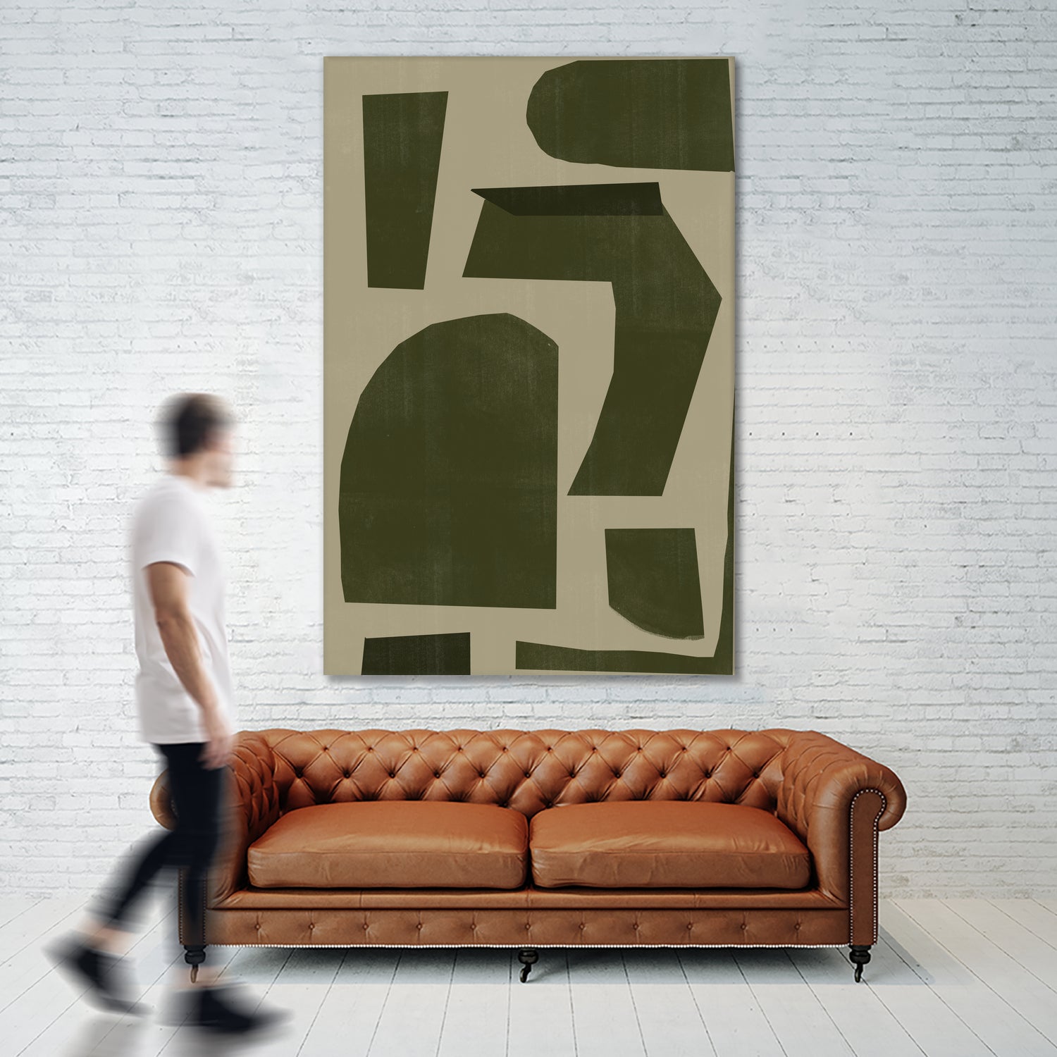 Green Composition _1 by THE MIUUS STUDIO on GIANT ART - abstract abstract abstract