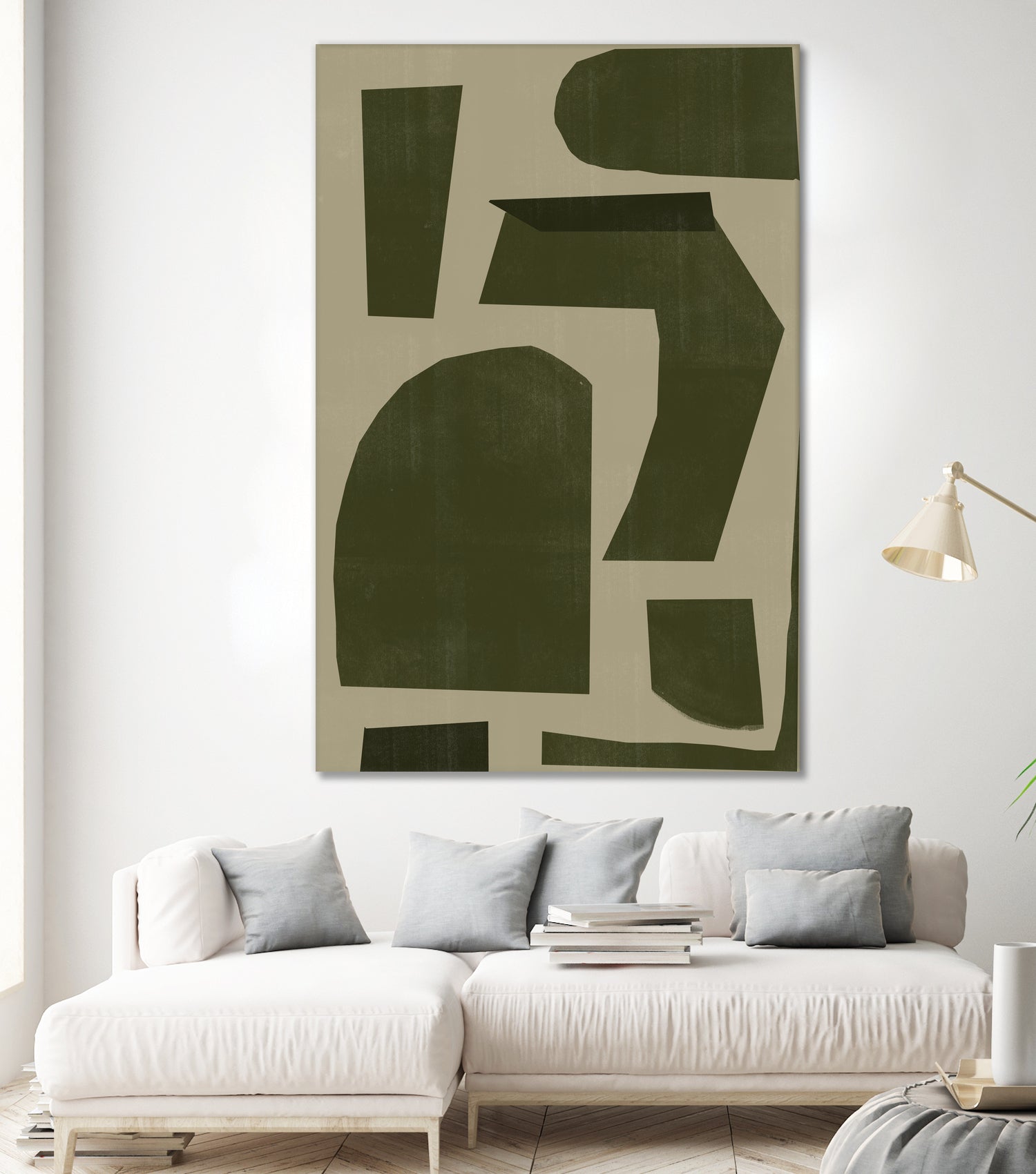 Green Composition _1 by THE MIUUS STUDIO on GIANT ART - abstract abstract abstract