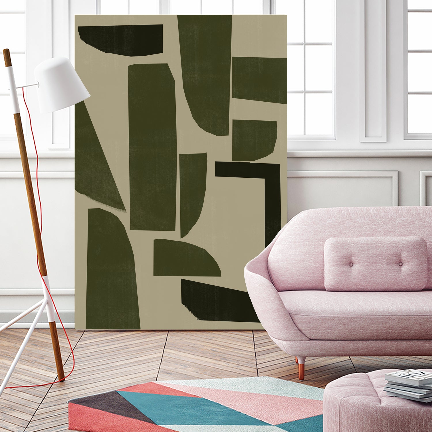 Green Composition _3 by THE MIUUS STUDIO on GIANT ART - abstract abstract abstract