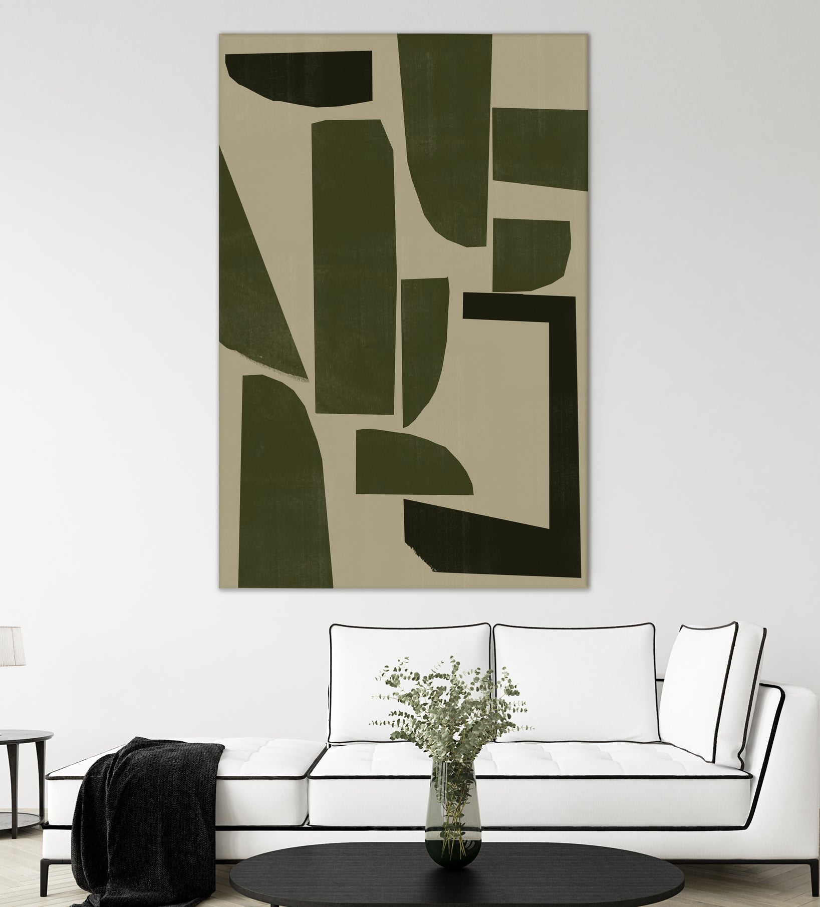 Green Composition _3 by THE MIUUS STUDIO on GIANT ART - abstract abstract abstract