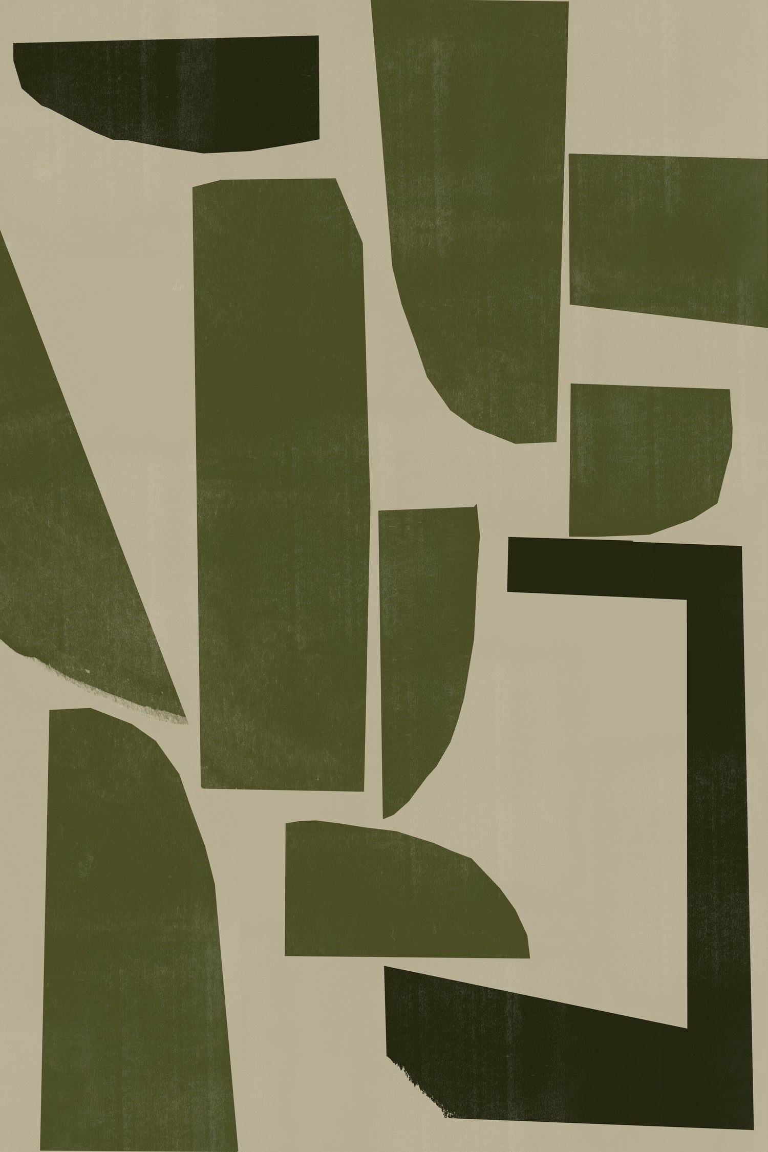 Green Composition _3 by THE MIUUS STUDIO on GIANT ART - abstract abstract abstract