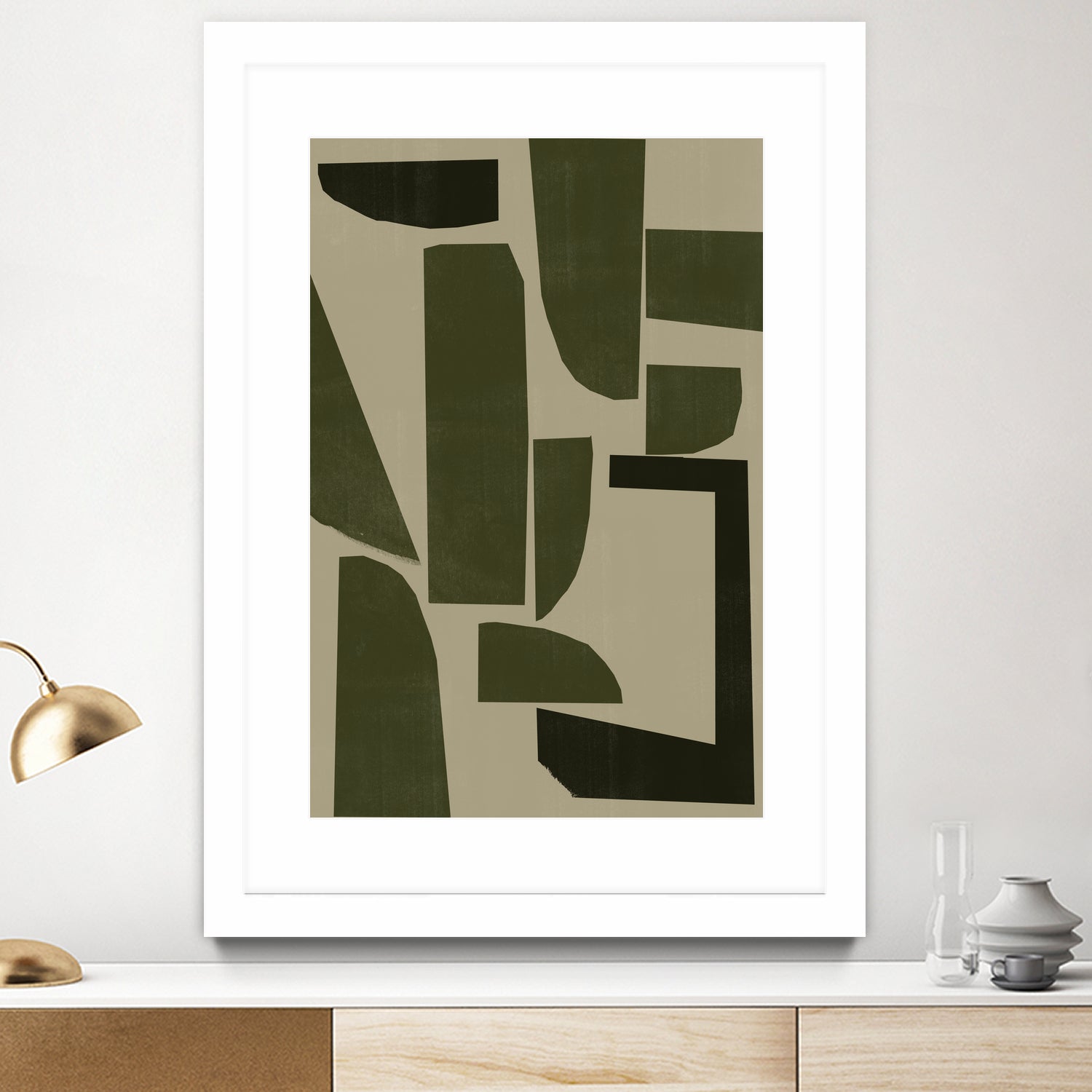 Green Composition _3 by THE MIUUS STUDIO on GIANT ART - abstract abstract abstract