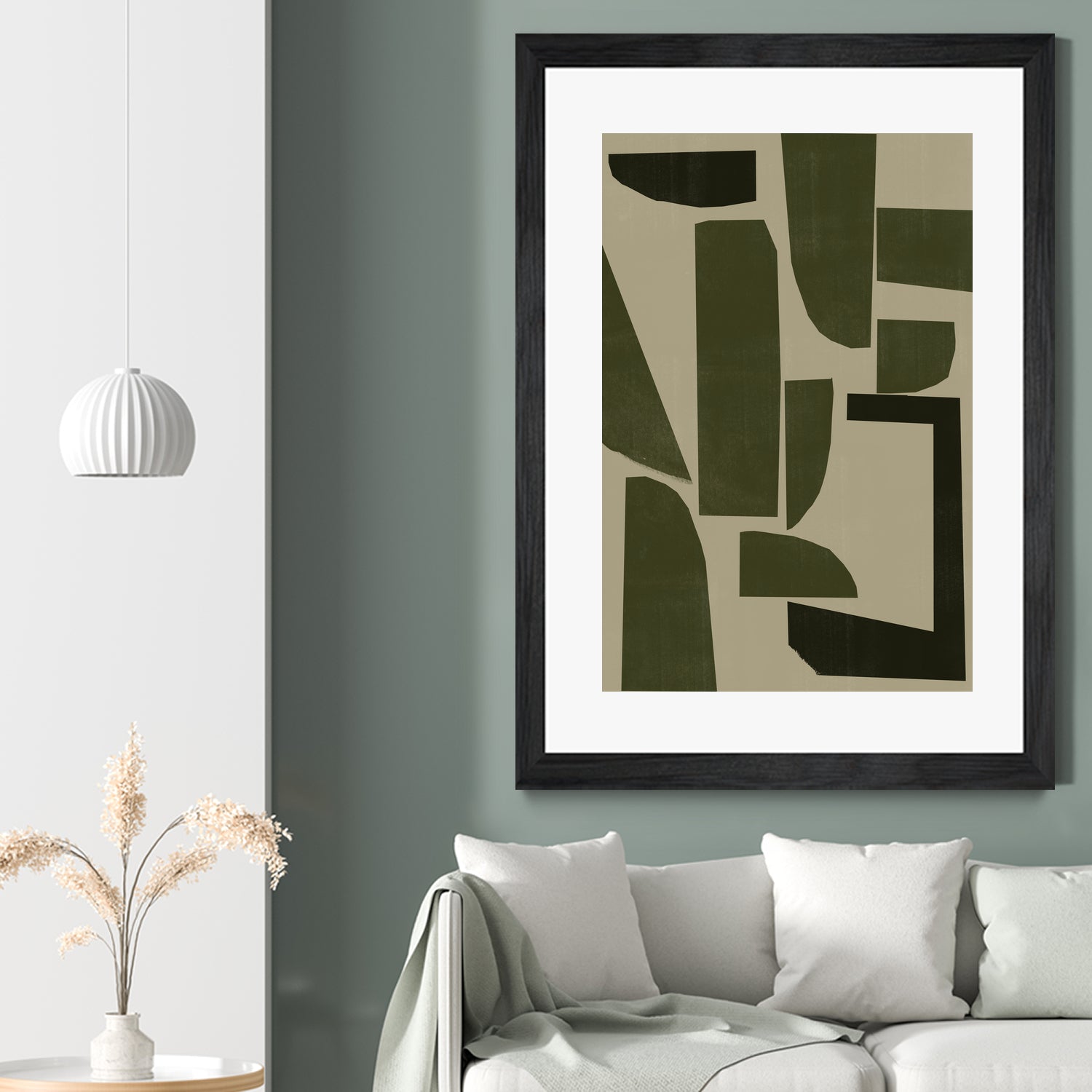 Green Composition _3 by THE MIUUS STUDIO on GIANT ART - abstract abstract abstract