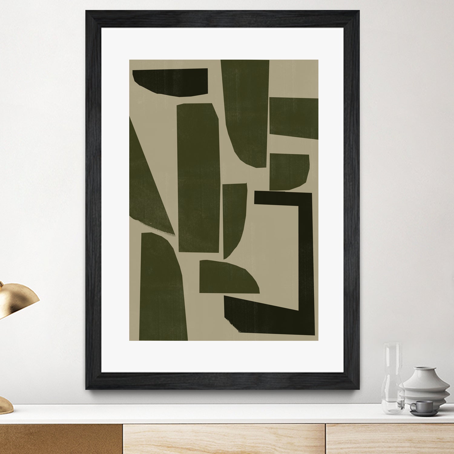 Green Composition _3 by THE MIUUS STUDIO on GIANT ART - abstract abstract abstract