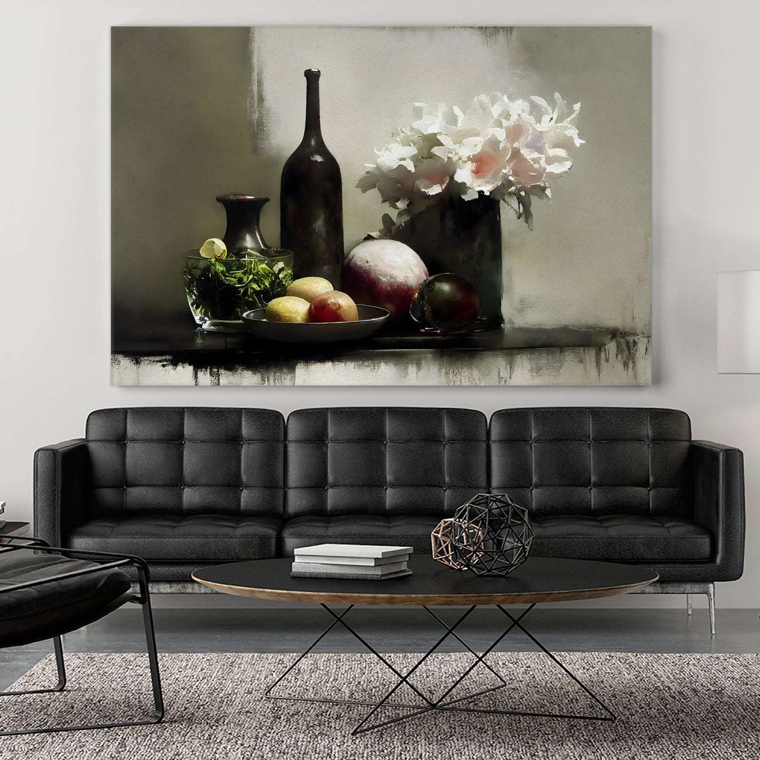 Stilllife With Black Bottle by Treechild on GIANT ART - still life stilllife