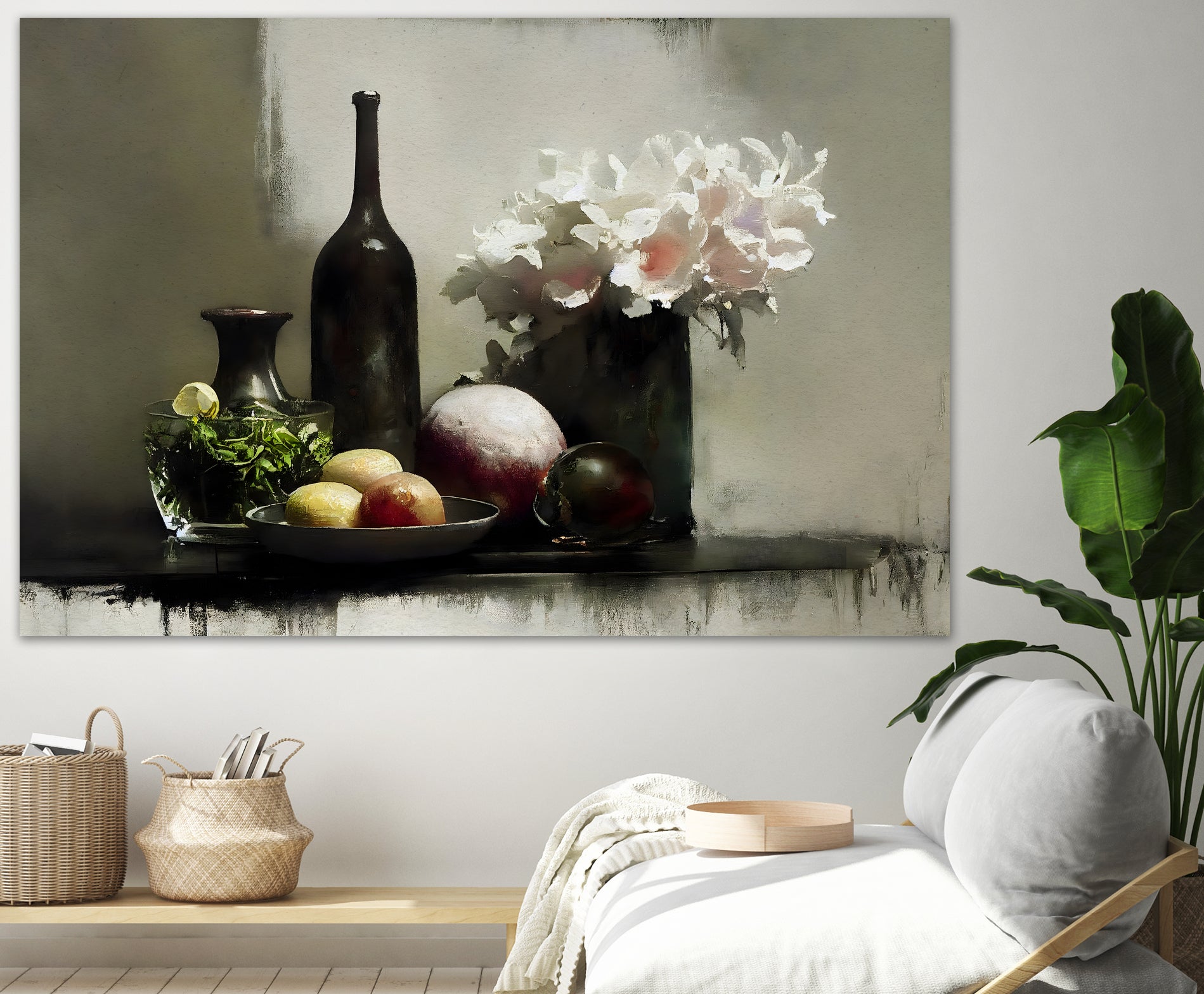 Stilllife With Black Bottle by Treechild on GIANT ART - still life stilllife