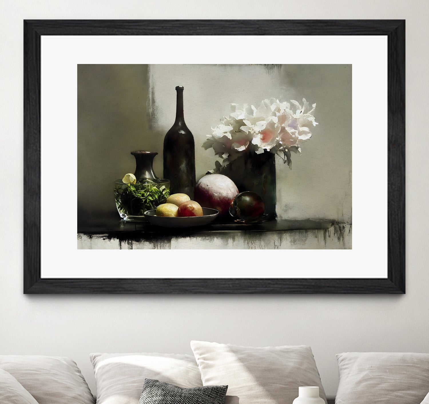 Stilllife With Black Bottle by Treechild on GIANT ART - still life stilllife