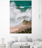 Waves by Raisa Zwart on GIANT ART - green coastal