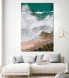 Waves by Raisa Zwart on GIANT ART - green coastal