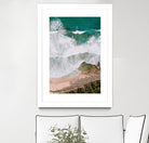 Waves by Raisa Zwart on GIANT ART - green coastal