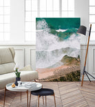 Waves by Raisa Zwart on GIANT ART - green coastal