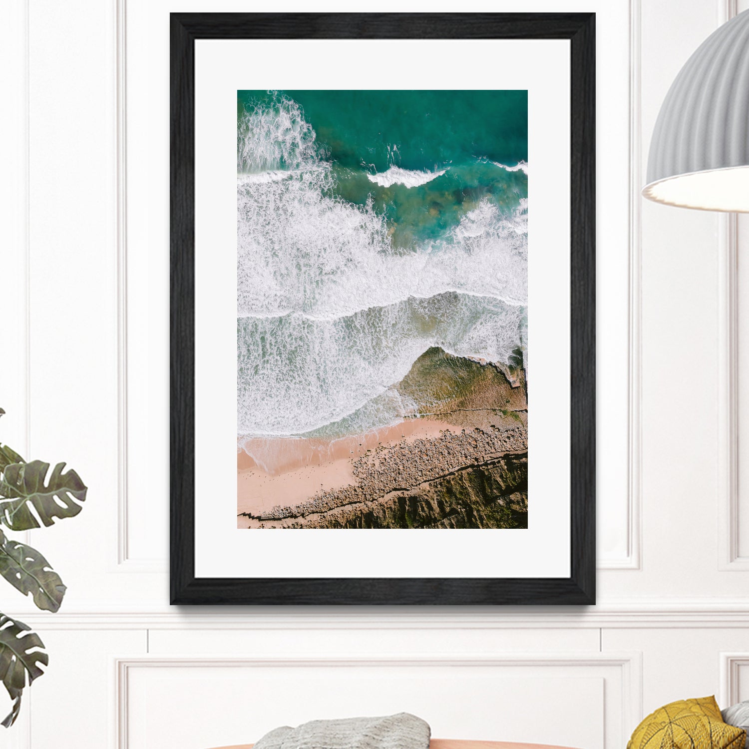 Waves by Raisa Zwart on GIANT ART - green coastal