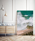 Waves by Raisa Zwart on GIANT ART - green coastal