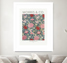 Cray by william Morris on GIANT ART - red botanical william morris