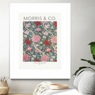 Cray by william Morris on GIANT ART - red botanical william morris