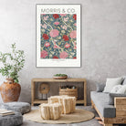 Cray by william Morris on GIANT ART - red botanical william morris