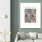 Cray by william Morris on GIANT ART - red botanical william morris