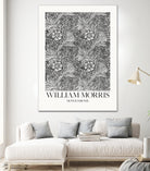 Marigold Monochrome by William Morris on GIANT ART - william morris flowers and plants william morris