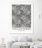 Marigold Monochrome by William Morris on GIANT ART - william morris flowers and plants william morris