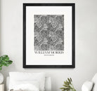 Marigold Monochrome by William Morris on GIANT ART - william morris flowers and plants william morris
