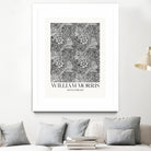 Marigold Monochrome by William Morris on GIANT ART - william morris flowers and plants william morris
