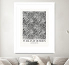 Marigold Monochrome by William Morris on GIANT ART - william morris flowers and plants william morris