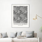 Marigold Monochrome by William Morris on GIANT ART - william morris flowers and plants william morris