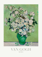 Roses by Vincent Van Gogh on GIANT ART - van gogh paintings van gogh
