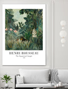 The Equatorial Jungle by Henri Rousseau on GIANT ART - henri rousseau nature and landscapes henri rousseau