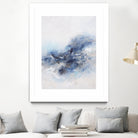 Expressionist Blue Abstract by Francoise Wattre on GIANT ART - paintings abstract art
