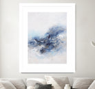 Expressionist Blue Abstract by Francoise Wattre on GIANT ART - paintings abstract art