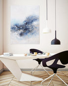 Expressionist Blue Abstract by Francoise Wattre on GIANT ART - paintings abstract art